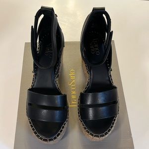 Franco Sarto black wedge